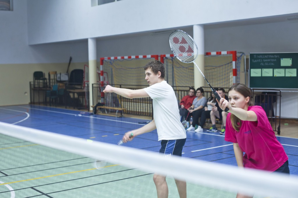 Walentynkowy turniej badmintona