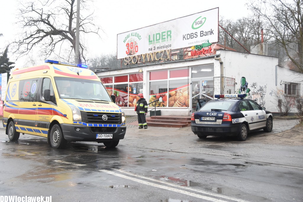 Kolizja przy wjeździe na most stalowy