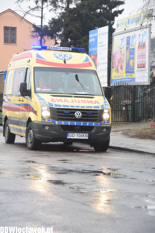 Kolizja przy wjeździe na most stalowy