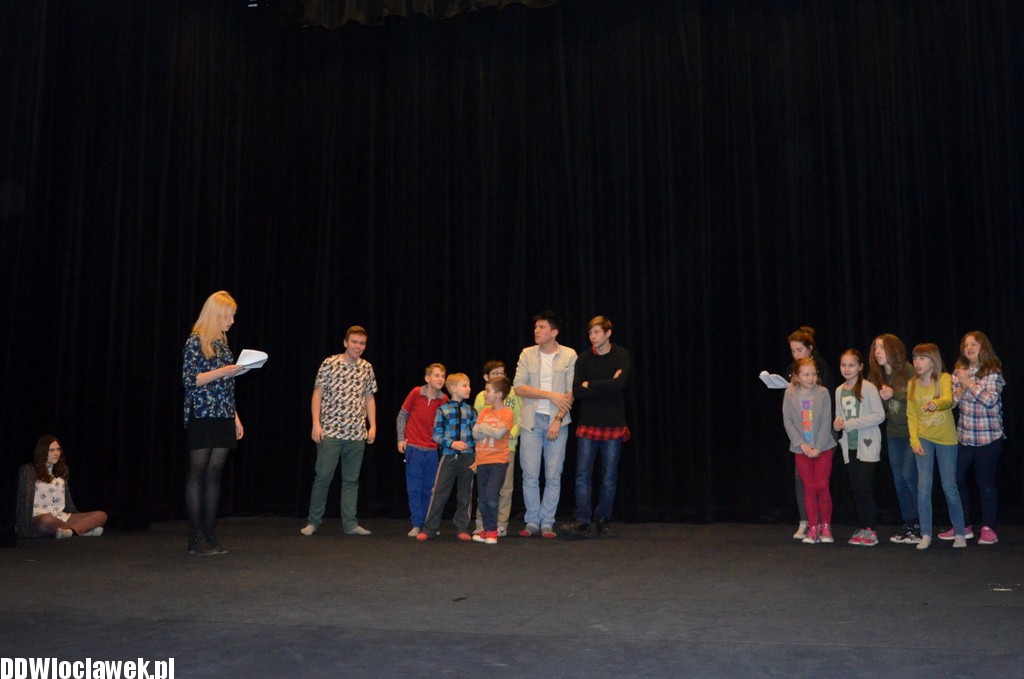 Próba Teatru Skene przed przedstawieniem