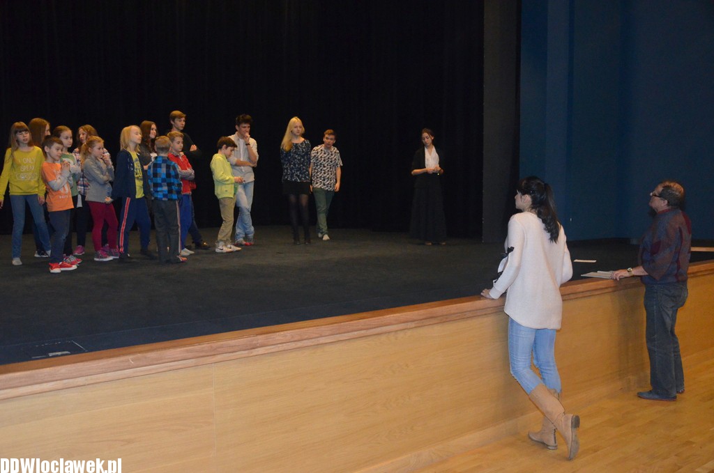 Próba Teatru Skene przed przedstawieniem