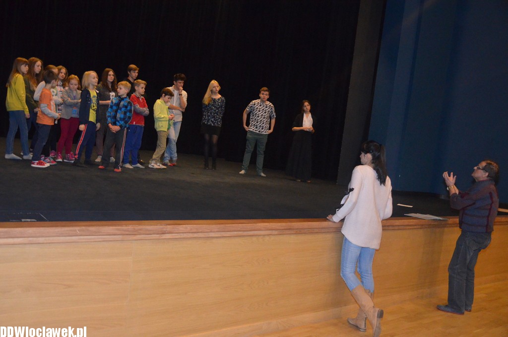 Próba Teatru Skene przed przedstawieniem