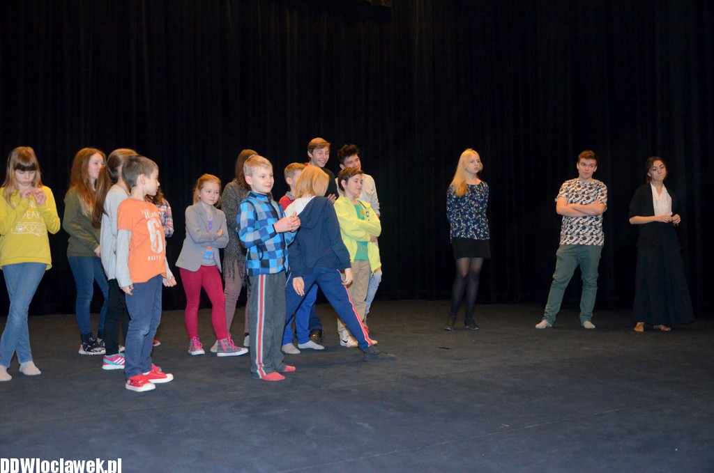 Próba Teatru Skene przed przedstawieniem
