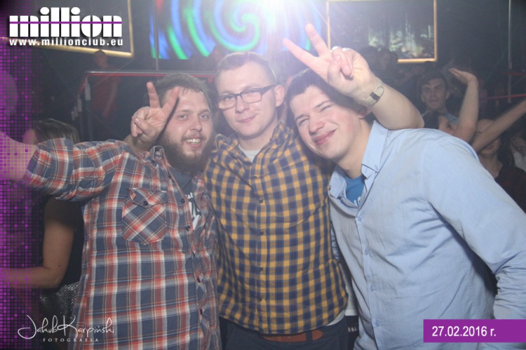 Sobota 27.02 Million Club