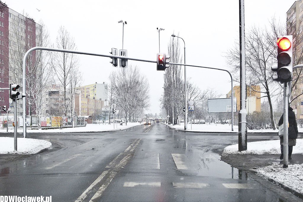 Śnieżna zima wróciła do Włocławka