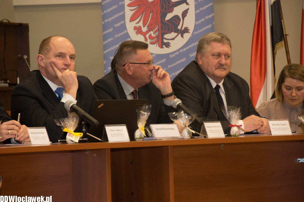 Sesja sejmiku województwa we Włocławku