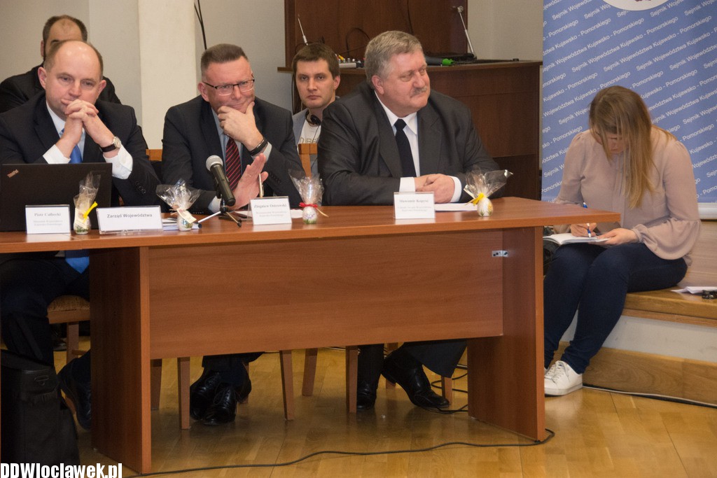 Sesja sejmiku województwa we Włocławku