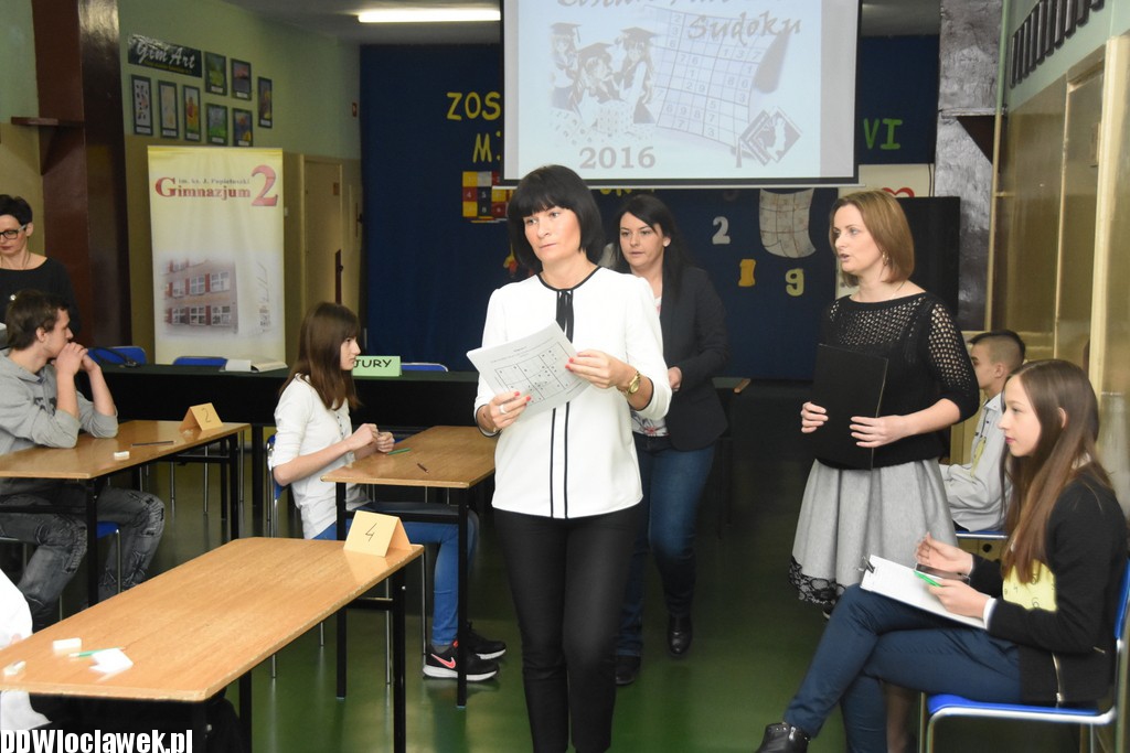 Konkurs sudoku w Gimnazjum numer 2