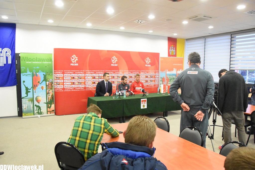 Konferencja prasowa na stadionie