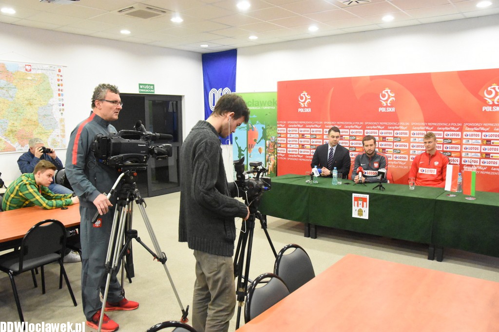 Konferencja prasowa na stadionie