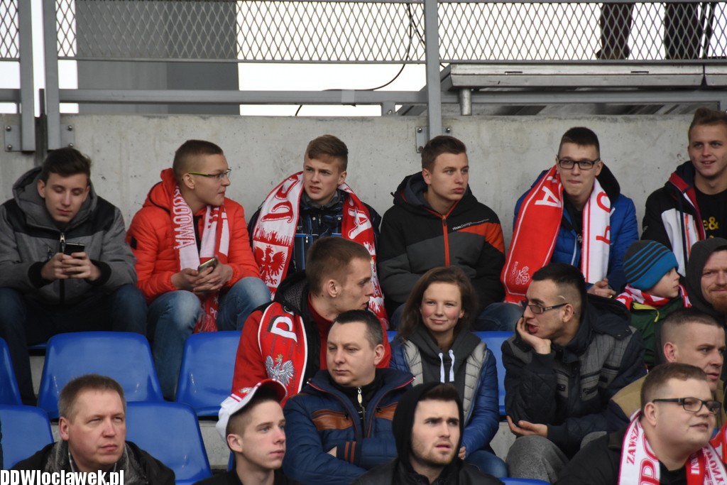 Kibice na meczu Polska - Białoruś