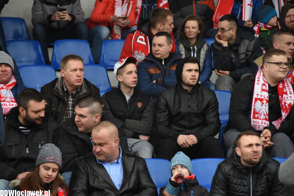 Kibice na meczu Polska - Białoruś