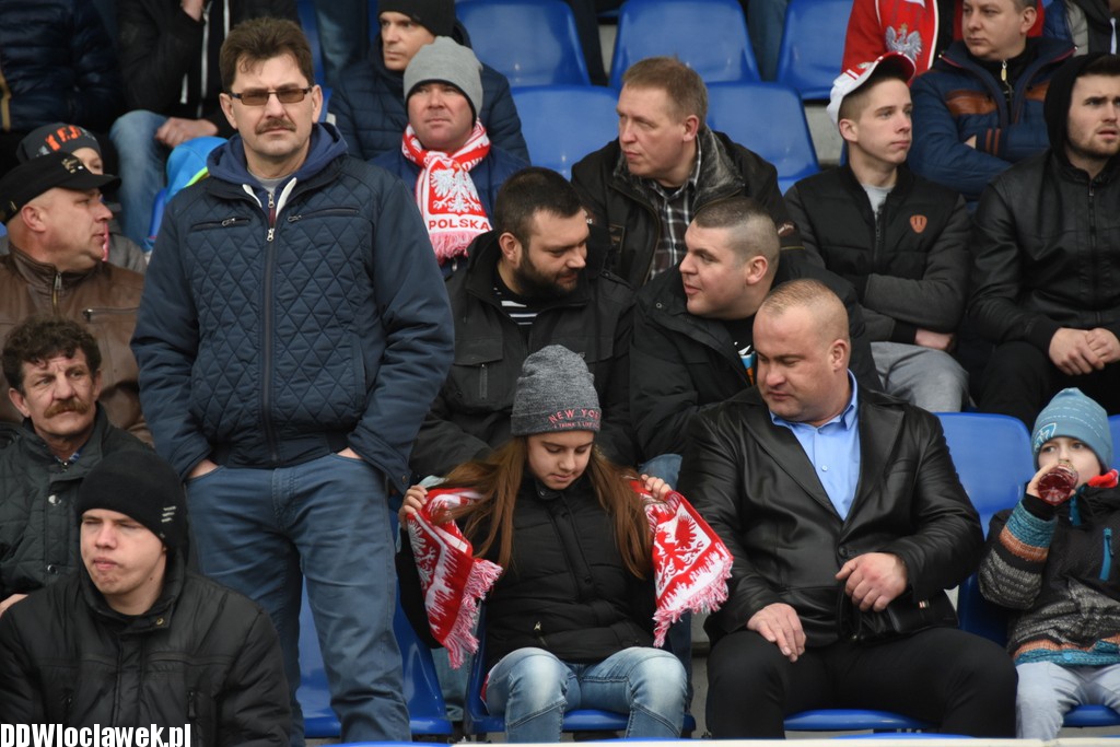 Kibice na meczu Polska - Białoruś