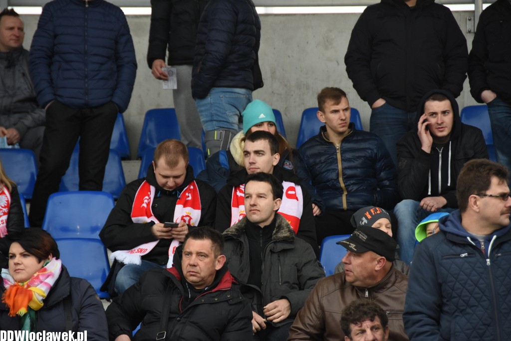 Kibice na meczu Polska - Białoruś