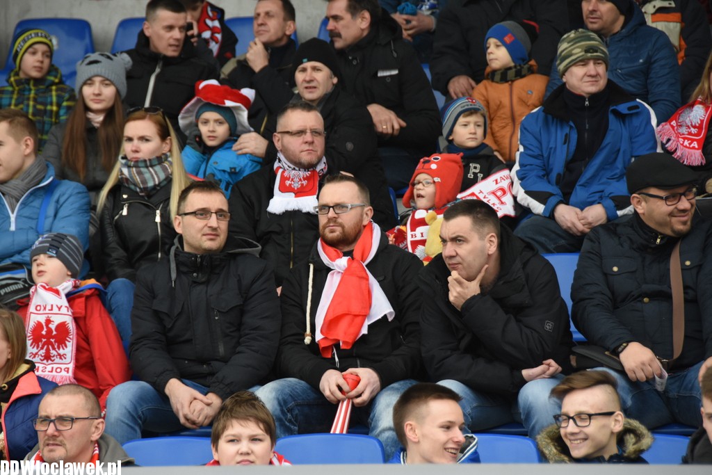 Kibice na meczu Polska - Białoruś