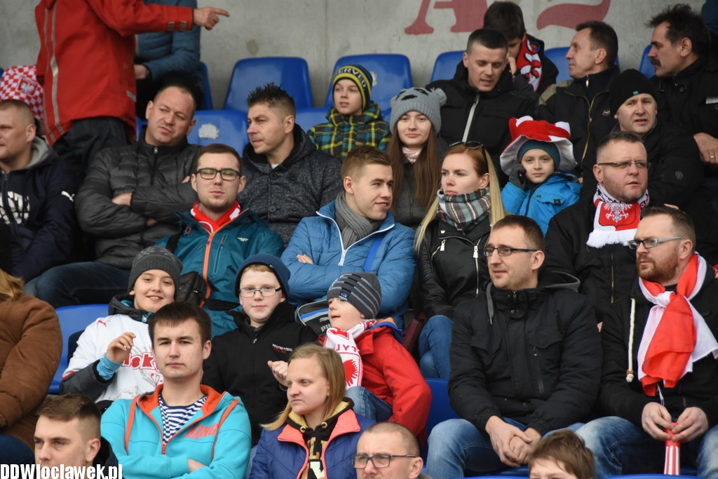 Kibice na meczu Polska - Białoruś