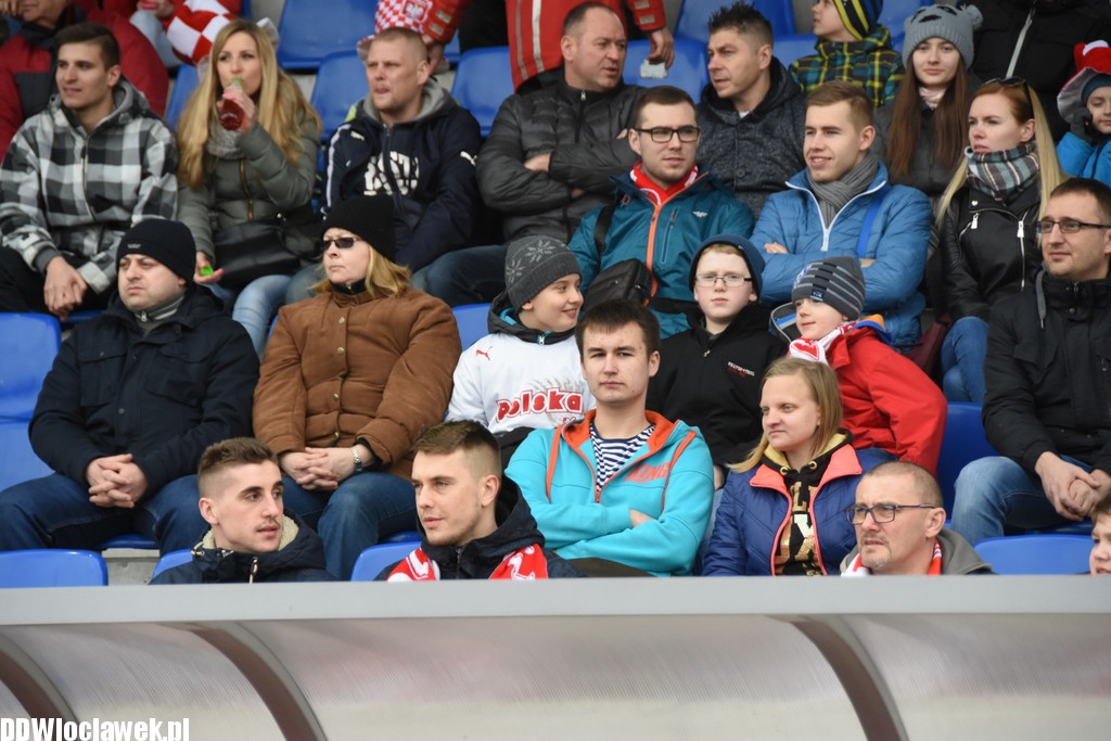 Kibice na meczu Polska - Białoruś