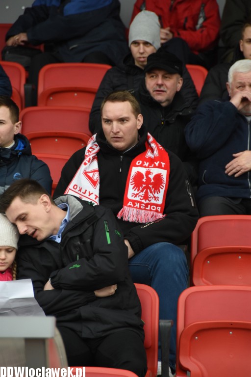 Kibice na meczu Polska - Białoruś