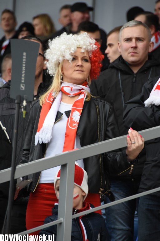 Kibice na meczu Polska - Białoruś