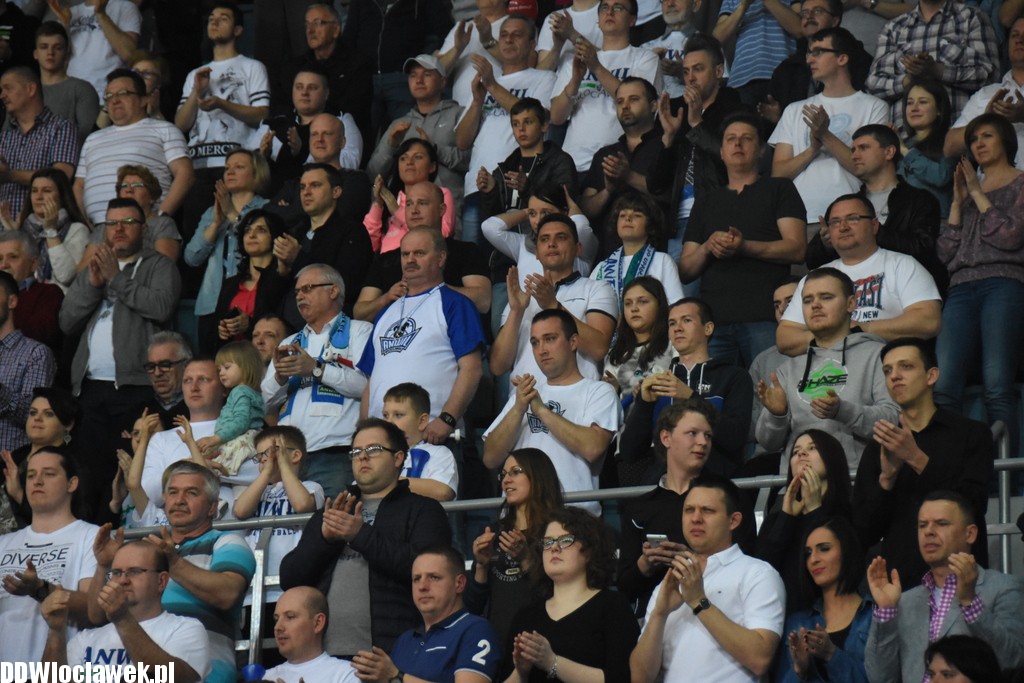 Kibice na meczu Anwil - Stelmet