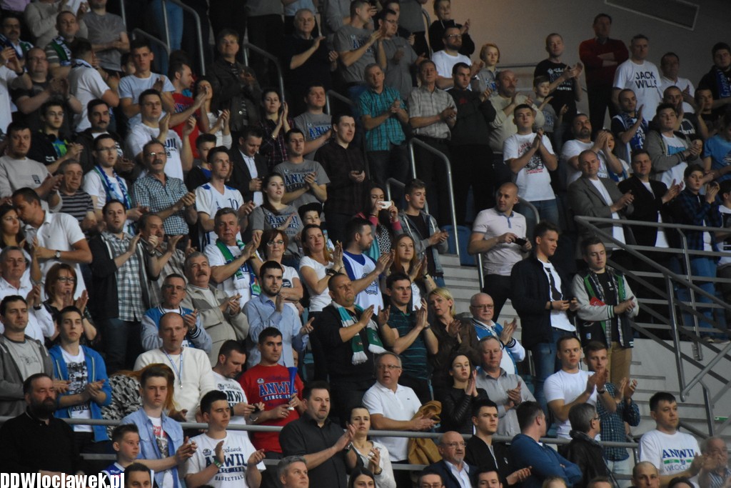 Kibice na meczu Anwil - Stelmet