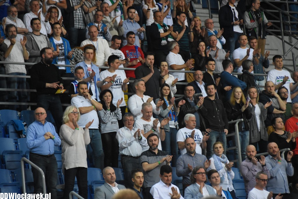 Kibice na meczu Anwil - Stelmet