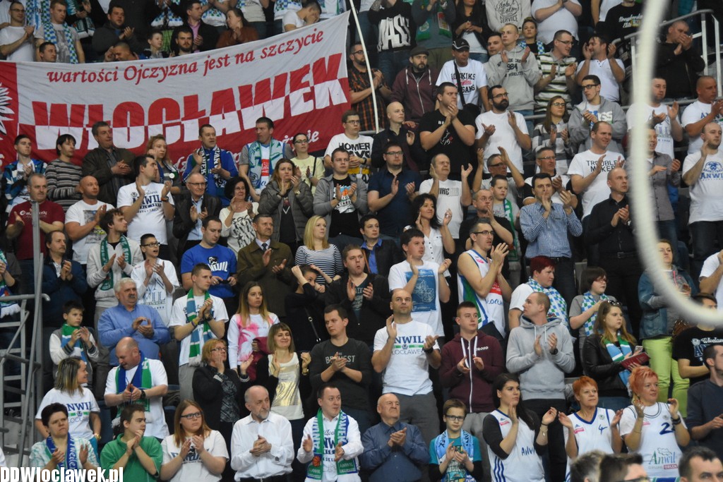 Kibice na meczu Anwil - Stelmet