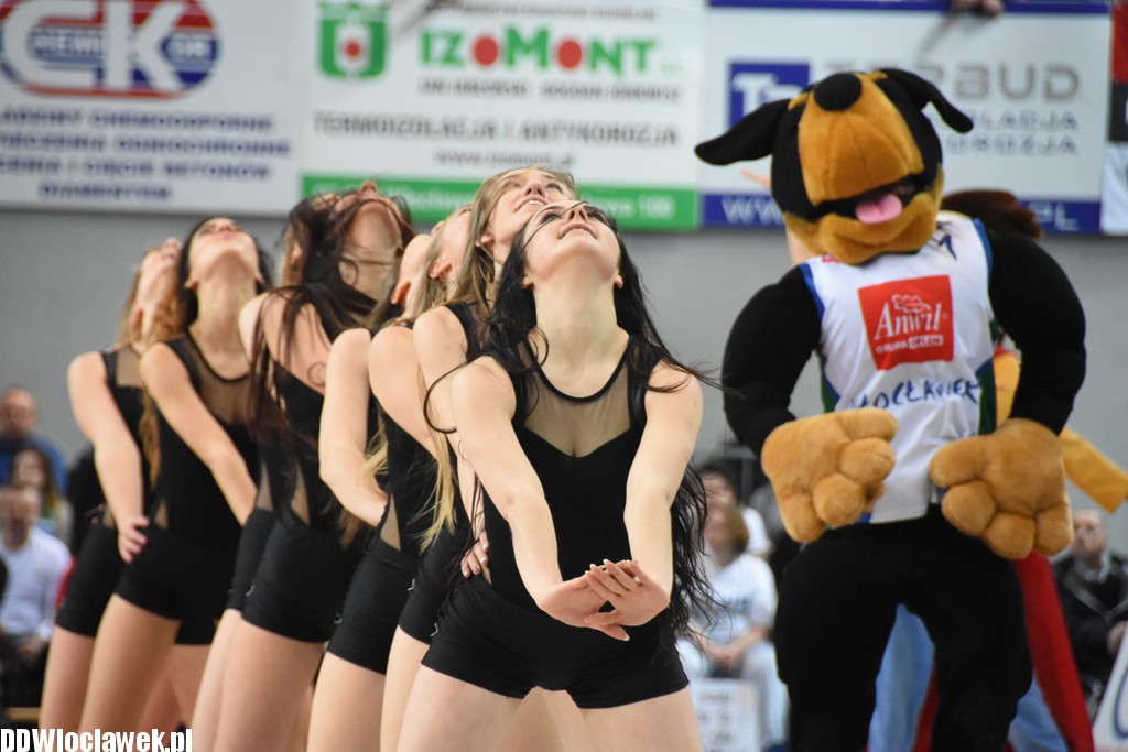 Cheerleaderki na meczu ze Stelmetem