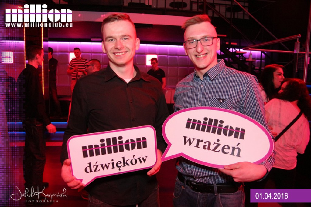 Piątek 01.04 Million Club