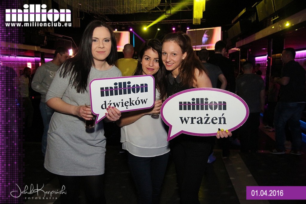 Piątek 01.04 Million Club