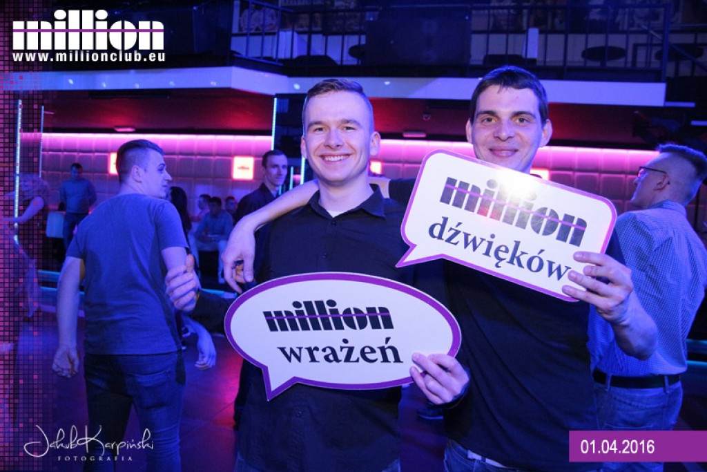 Piątek 01.04 Million Club