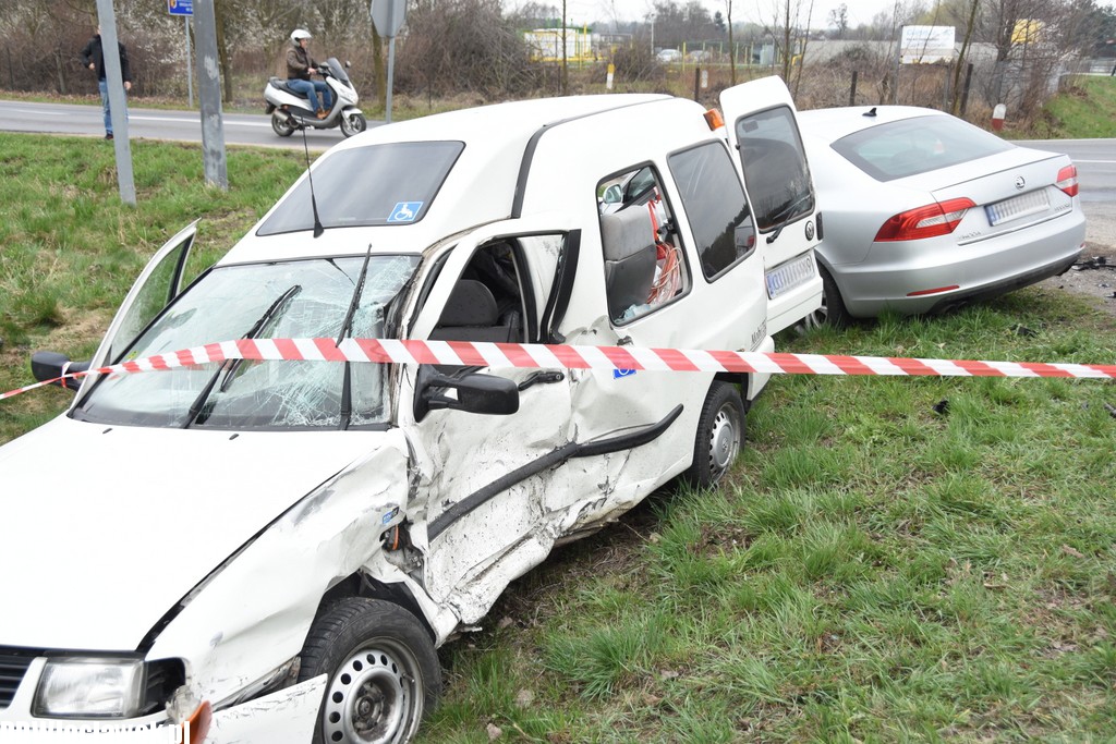 Zderzenie aut w Szpetalu Górnym