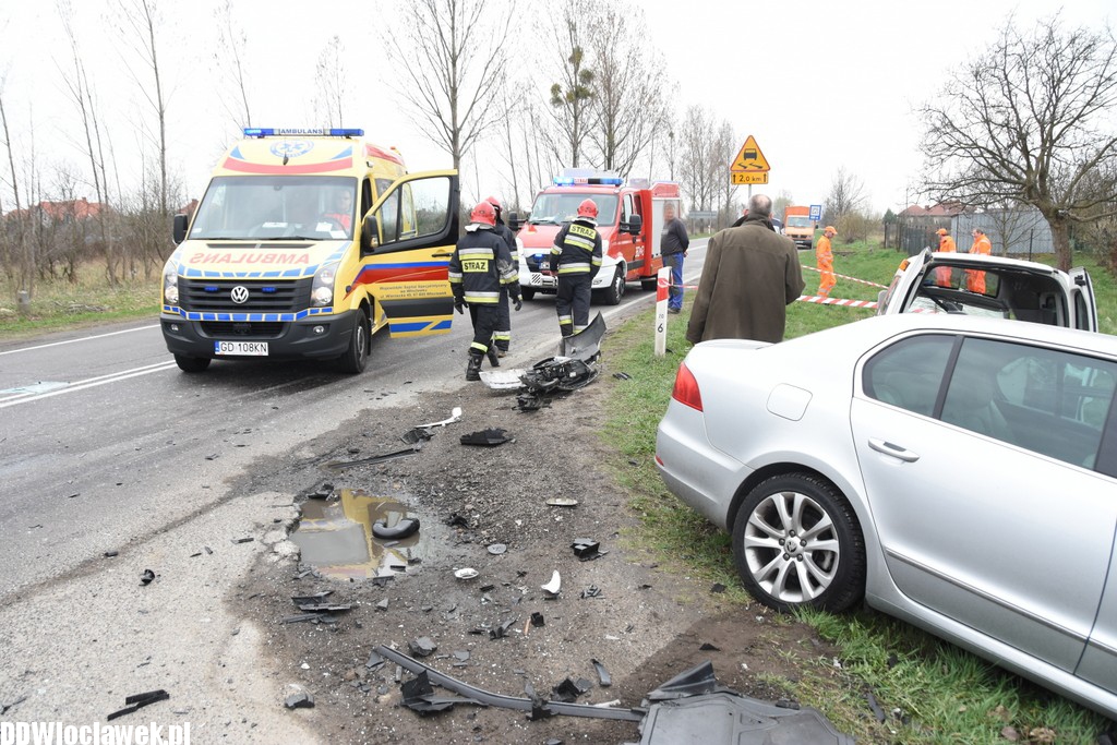 Zderzenie aut w Szpetalu Górnym
