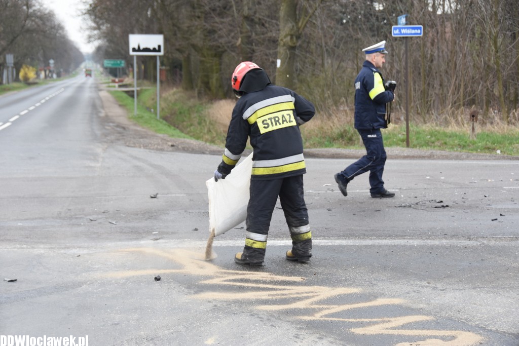 Zderzenie aut w Szpetalu Górnym