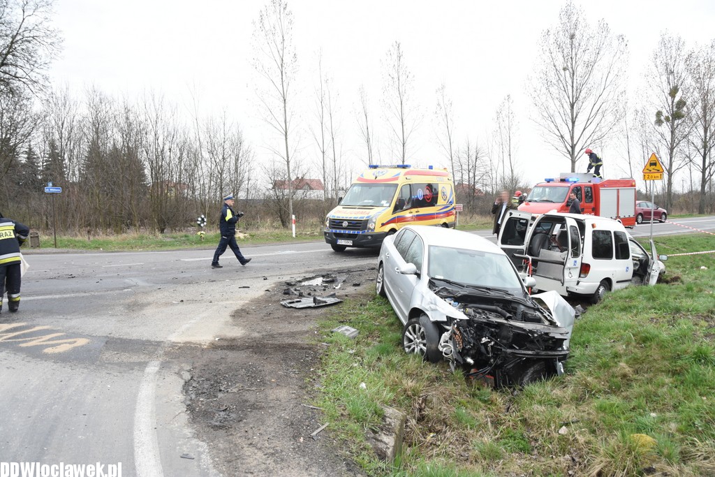 Zderzenie aut w Szpetalu Górnym