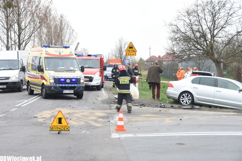 Zderzenie aut w Szpetalu Górnym