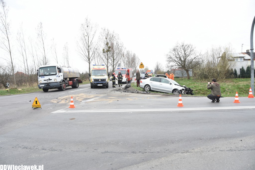 Zderzenie aut w Szpetalu Górnym