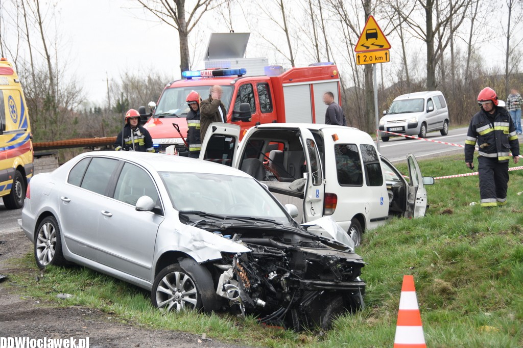 Zderzenie aut w Szpetalu Górnym