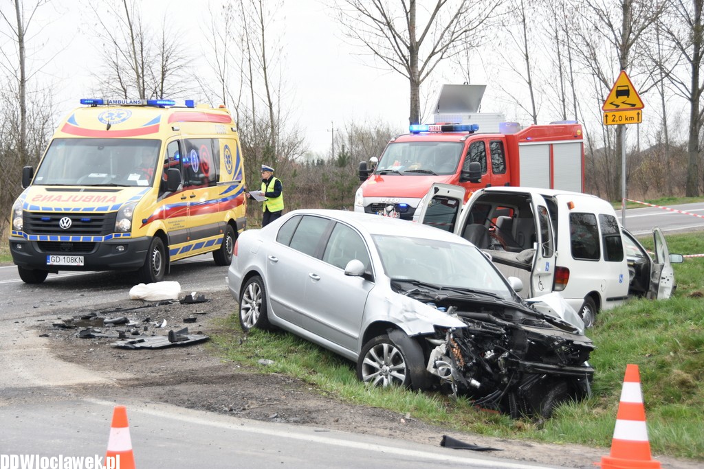 Zderzenie aut w Szpetalu Górnym