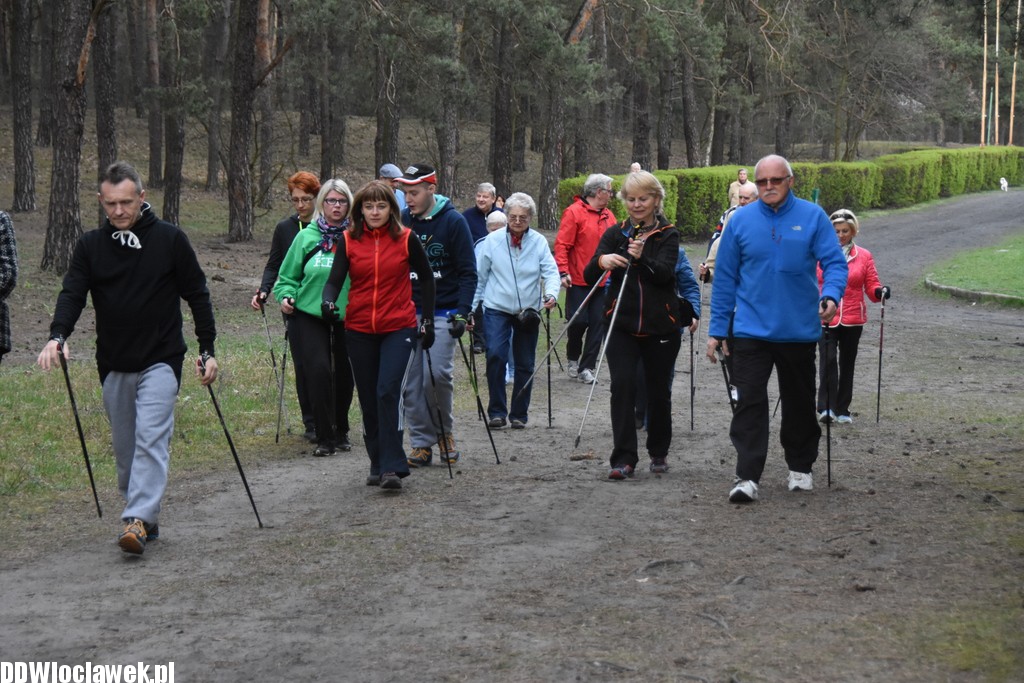 Marsz nordic walking we Włocławku