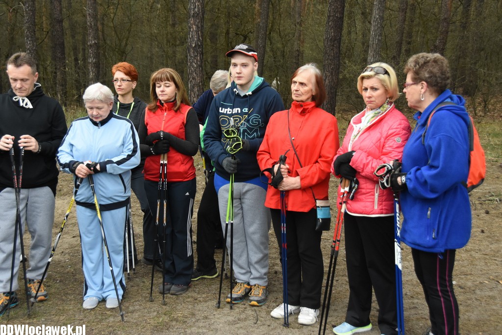 Marsz nordic walking we Włocławku
