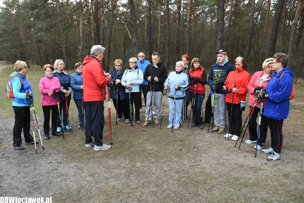Marsz nordic walking we Włocławku