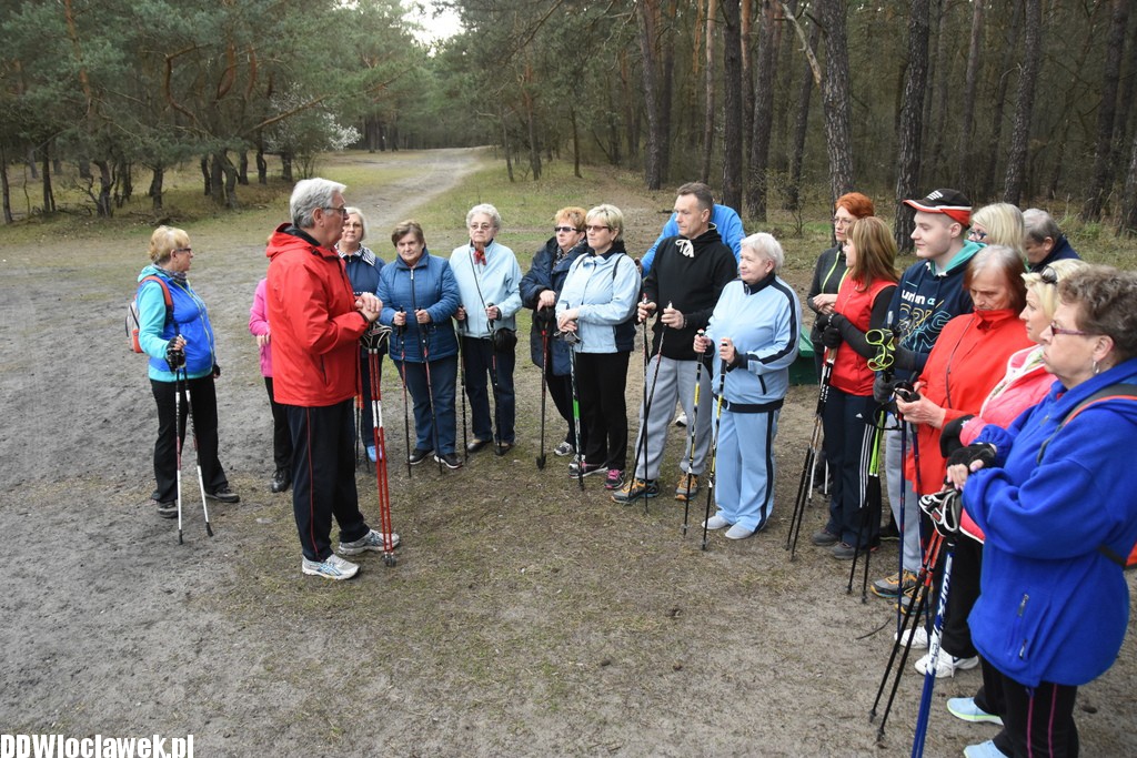 Marsz nordic walking we Włocławku
