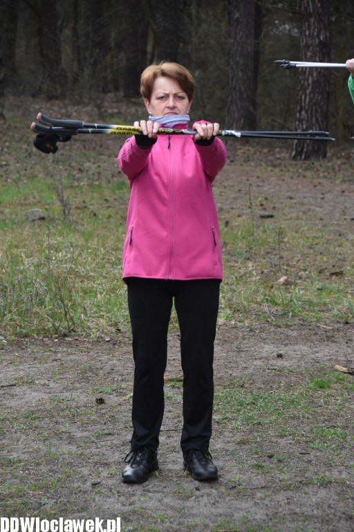 Marsz nordic walking we Włocławku