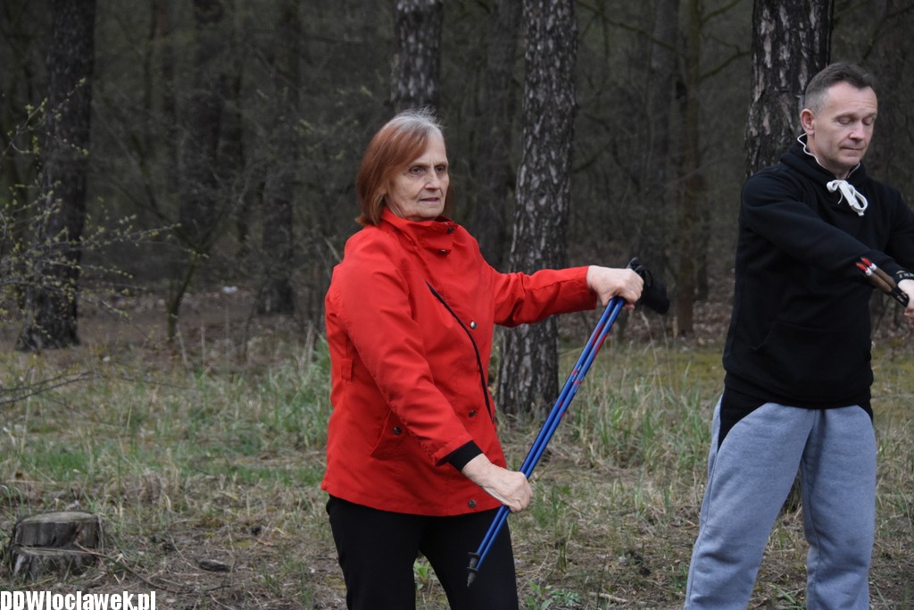 Marsz nordic walking we Włocławku