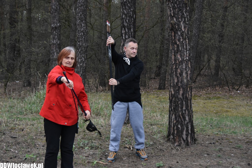 Marsz nordic walking we Włocławku