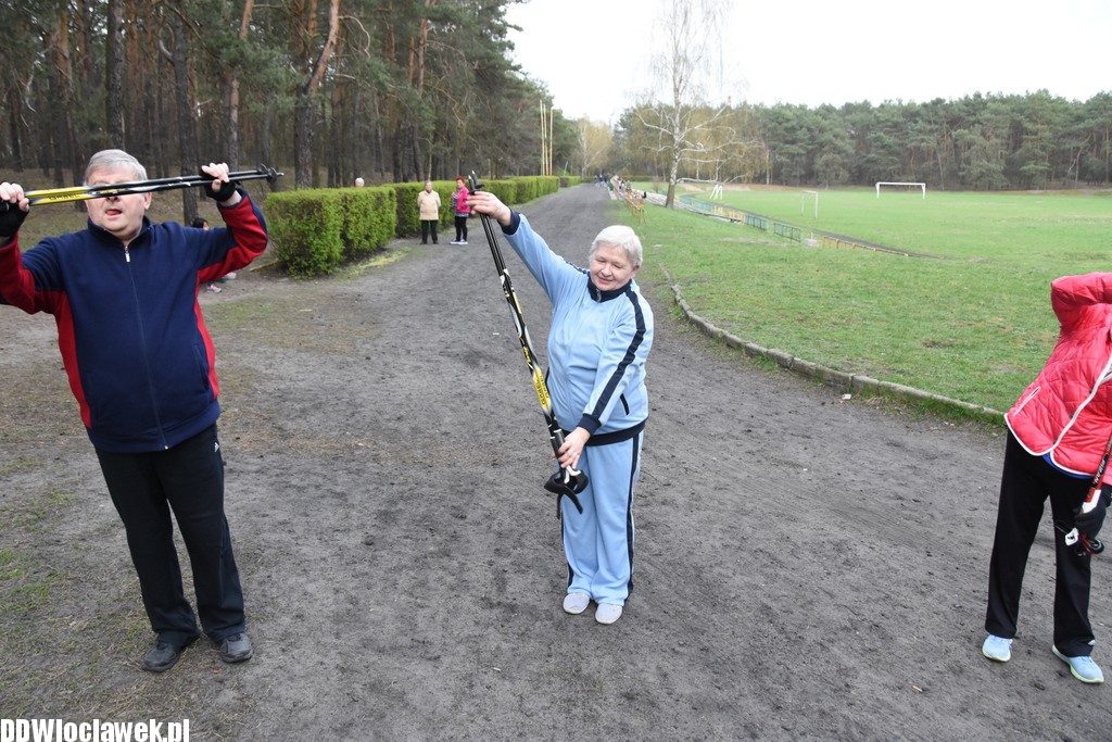 Marsz nordic walking we Włocławku