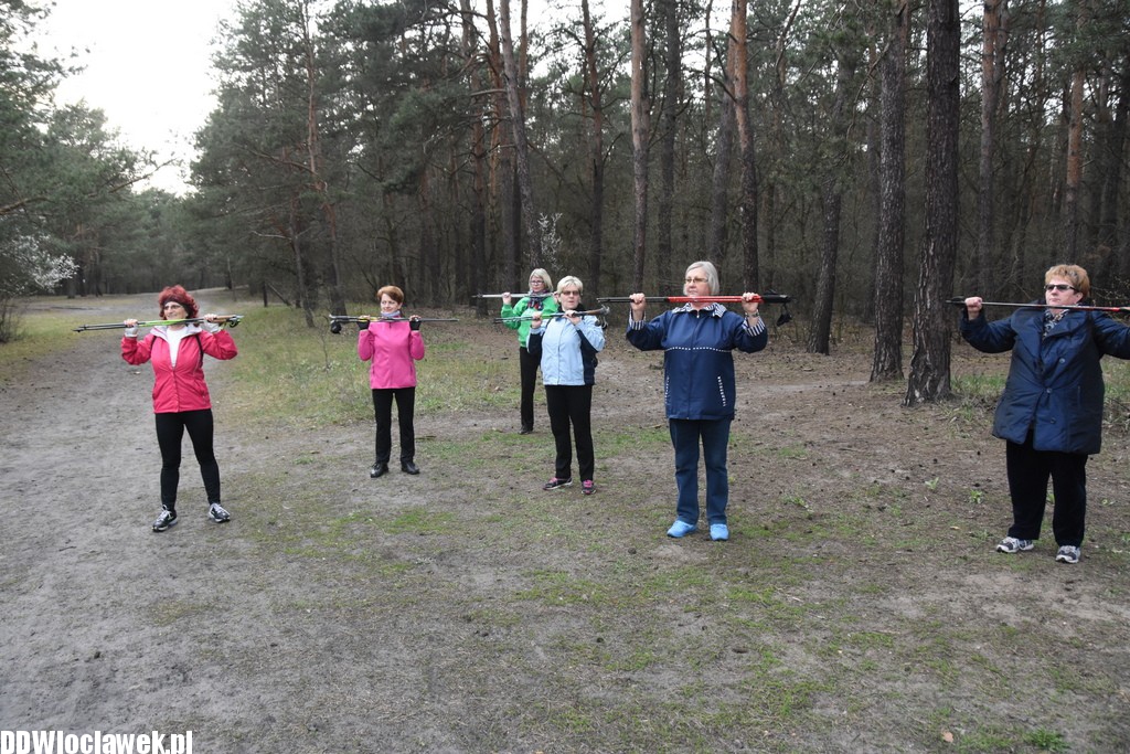 Marsz nordic walking we Włocławku