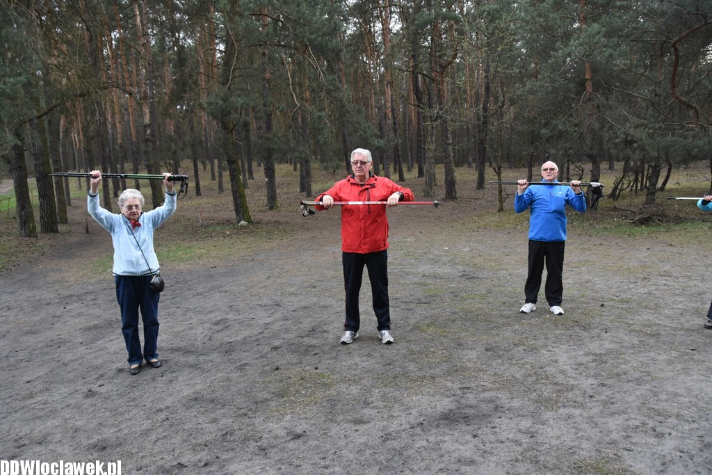 Marsz nordic walking we Włocławku