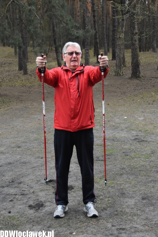 Marsz nordic walking we Włocławku